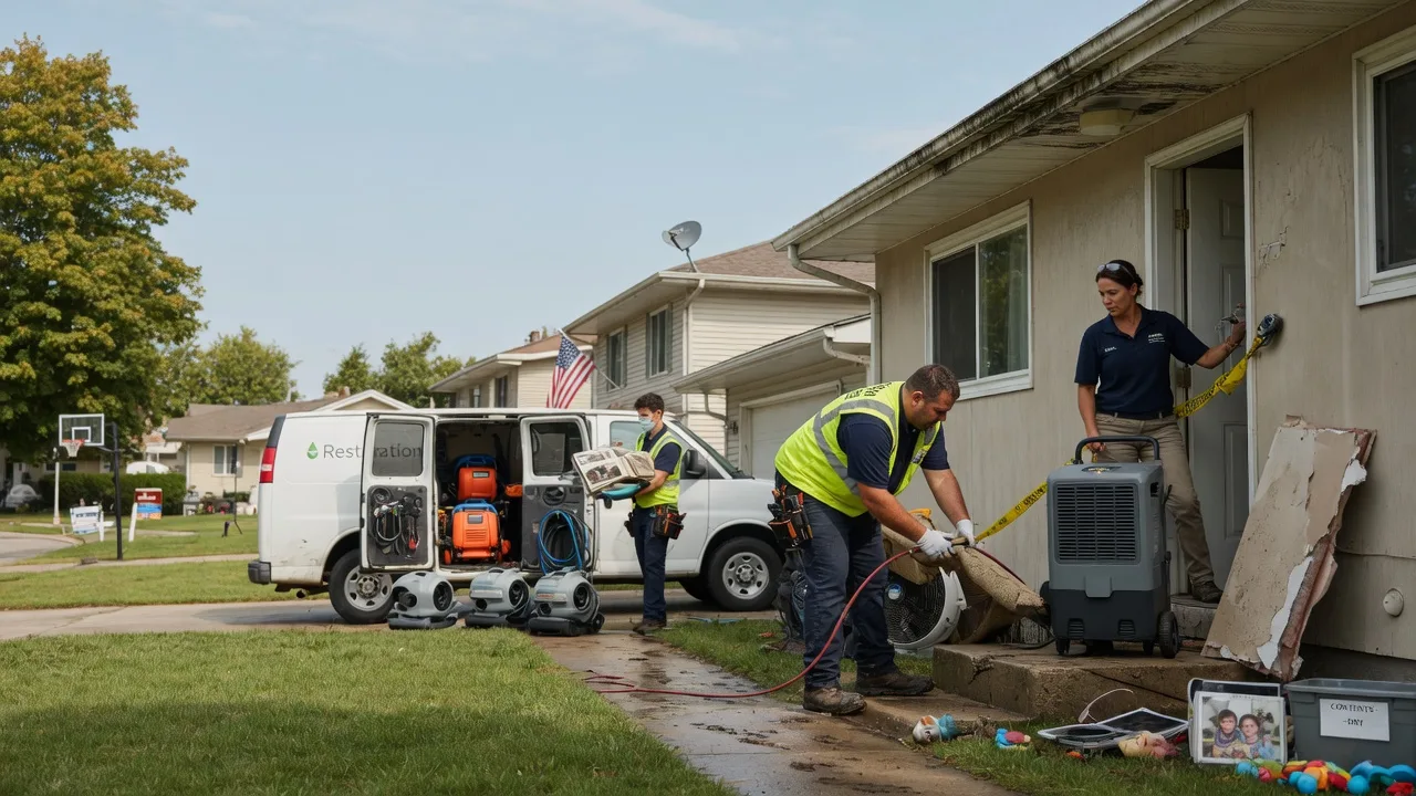 Water Damage Restoration in Wadsworth, IL near me